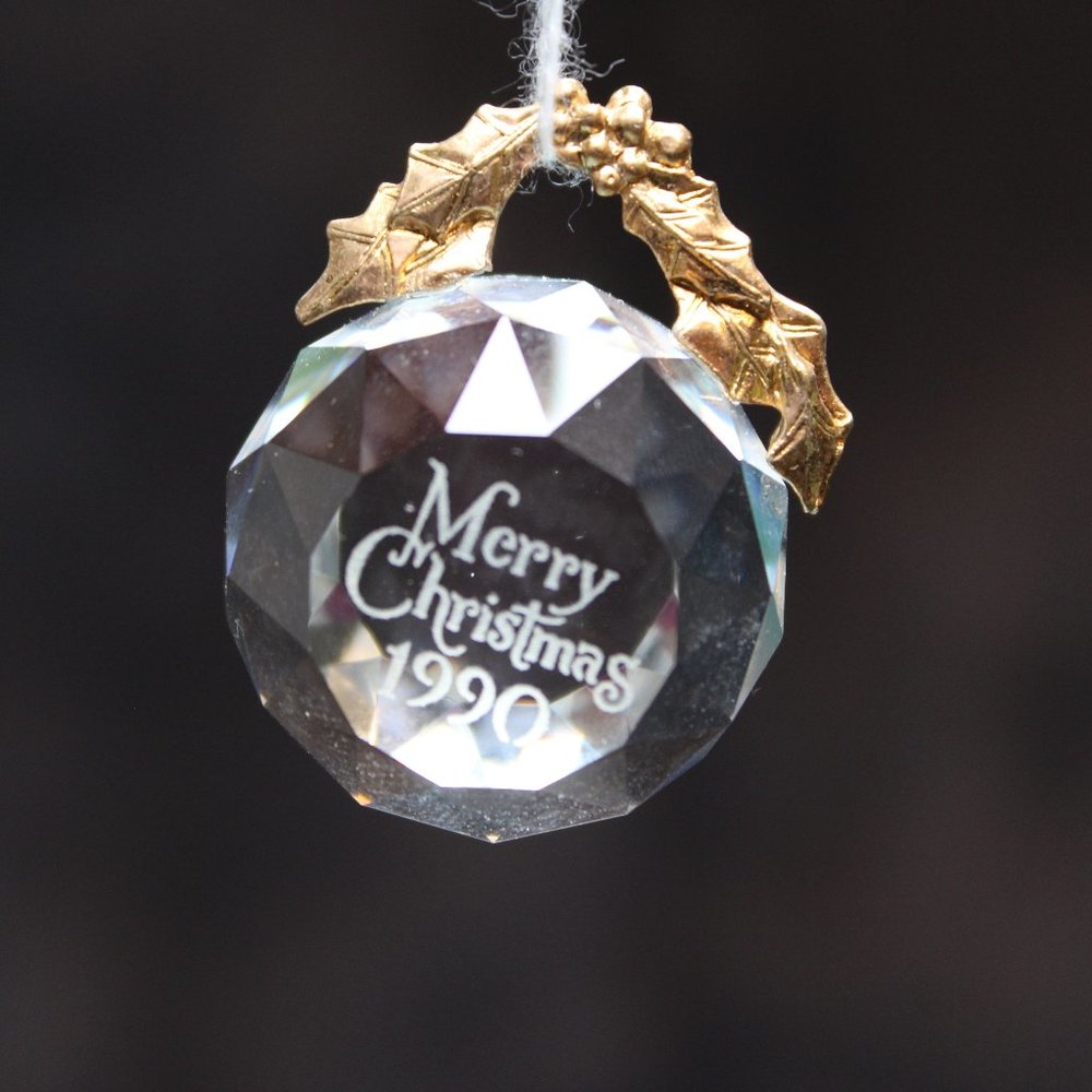 Swarovsky 1990 Christmas Ornament